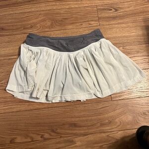 White Lululemon Pleated Skort